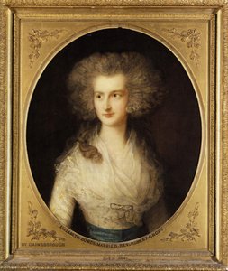 Portrait Of Elizabeth Bowes — Thomas Gainsborough