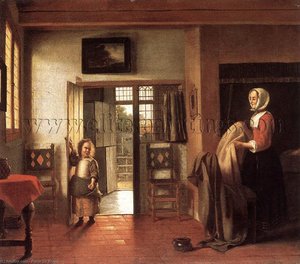 The Bedroom — Pieter De Hooch