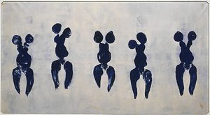 Anthropometry Of The Blue Period — Yves Klein