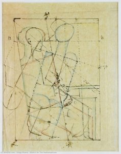 Sketch For The Mathematician — Diego Rivera