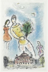 In The Sky Over Opera — Marc Chagall