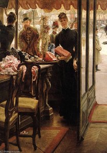The Shop Girl — Jacques Joseph Tissot