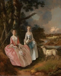 Mrs Mary Cobbold With Her Daughter Anne — Thomas Gainsborough