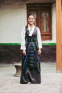 Tibetan Girl In Traditional Clothing — Angelo Chiacchio