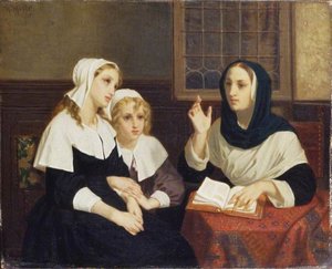 Reading The Bible — Hugues Merle