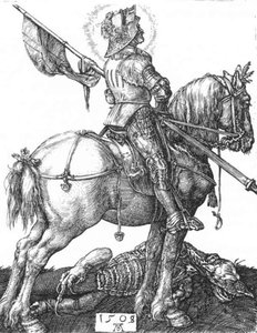 St Georg Auf Dem Pferd — Albrecht Dürer