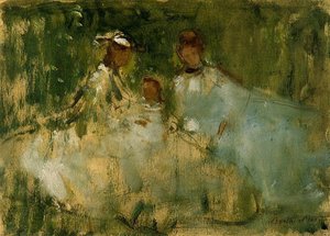 Women And Little Girls In A Natural Setting — Berthe Morisot