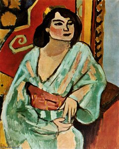 L'algérienne Huile Sur Toile Paris, Musée National D'art Moderne — Henri Matisse
