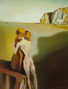 일상의 환영, 다가오는 그랜드 피아노의 그림자, 1931 — 살바도르 달리