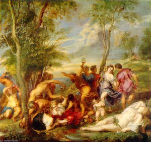Backanal På Andros — Peter Paul Rubens