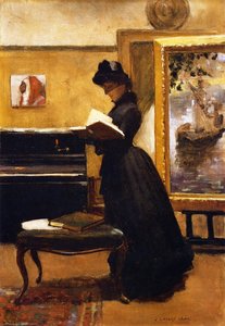 A Visitor To The Studio — Sir John Lavery