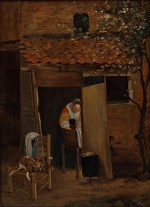 Girl Washing Clothes — Pieter De Hooch