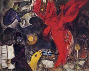 The Falling Angel — Marc Chagall