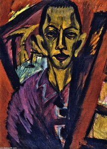 Self-portrait — Ernst Ludwig Kirchner