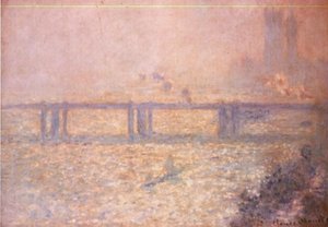 Charing Cross Bridge, London — Claude Monet, Impressionist Landscape