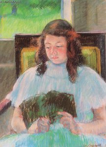 Young Girl Reading — Mary Stevenson Cassatt