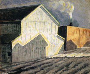 Noon Whistle In January — Čarls Burčfild, Expressionism