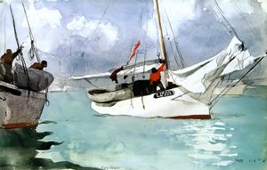 Fishing Boats, Key West — Winslow Homer