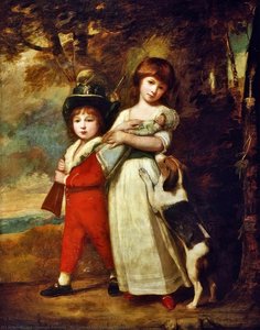 Portrait Of The Vernon Children — George Romney