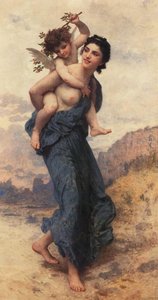 Venus And Cupid — William-adolphe Bouguereau