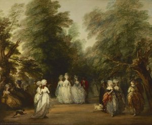 The Mall In St. James — Thomas Gainsborough
