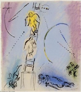 The Jacob's Dream — Marc Chagall