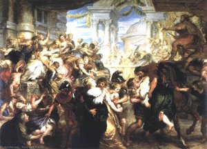 The Rape Of The Sabine Women — Peter Paul Rubens