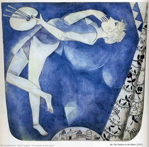 The Painter To The Moon — Marc Chagall