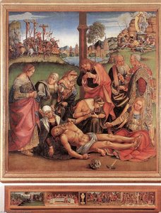 Lamentation Over The Dead Christ (with Predella) — Luca Signorelli