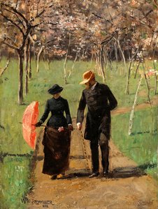 In The Orchard (also Known As Spring) — Vilém Brymner