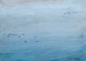 The North Sea, August 1918, From Ns7 — Sir John Lavery