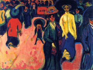 Street, Dresden — Ernst Ludwig Kirchner