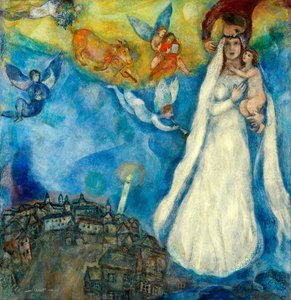 Madonna Of Village — Marc Chagall