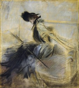 American Lady (young American Woman) — Giovanni Boldini