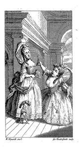 Vorbildnis Von Fieldings „das Tragödie Der Tragodien“ — William Hogarth, Rococo Style