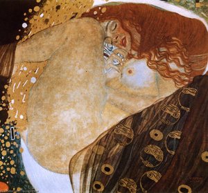 Danae, Oil On Canvas, Private Colle — Gustav Klimt