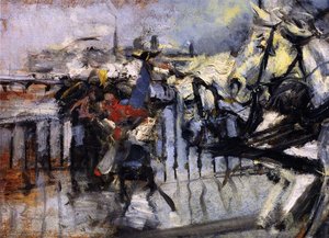The Pont Des Saints-pères — Giovanni Boldini