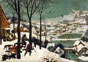 The Hunters In The Snow (winter) — Pieter Bruegel The Elder