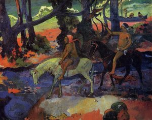 The Ford (also Known As Flight) — Eugène Henri Paul Gauguin