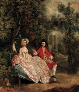 Conversation In A Park — Thomas Gainsborough