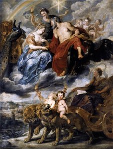 7. The Meeting Of Marie De' Medici And Henry Iv At Lyons — Peter Paul Rubens