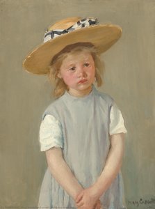 Child In A Straw Hat — Mary Stevenson Cassatt