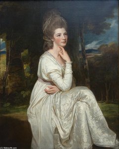 Lady Elizabeth Hamilton Countess Of Derby — George Romney