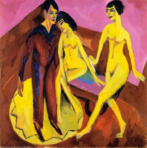 Dancing School (also Known As Ballet Scene) — Ernst Ludwig Kirchner