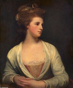 A Woman Said To Be Emily Bertie Pott — George Romney