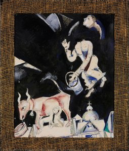 Compositional Study For ‘to Russia, To The Asses And Others’ — Marc Chagall