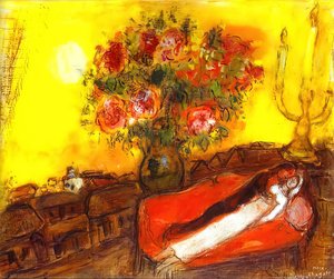 The Sky Inflames — Marc Chagall