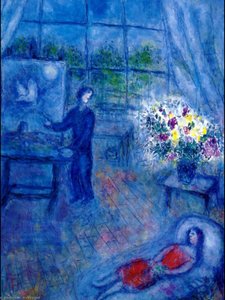 Artist And His Model — Marc Chagall