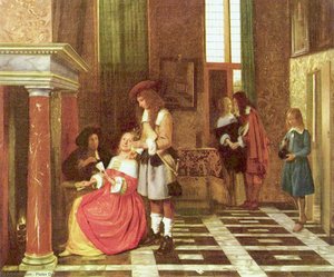 The Card Players — Pieter De Hooch