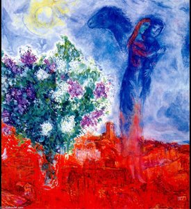Lovers Over Sant Paul — Marc Chagall